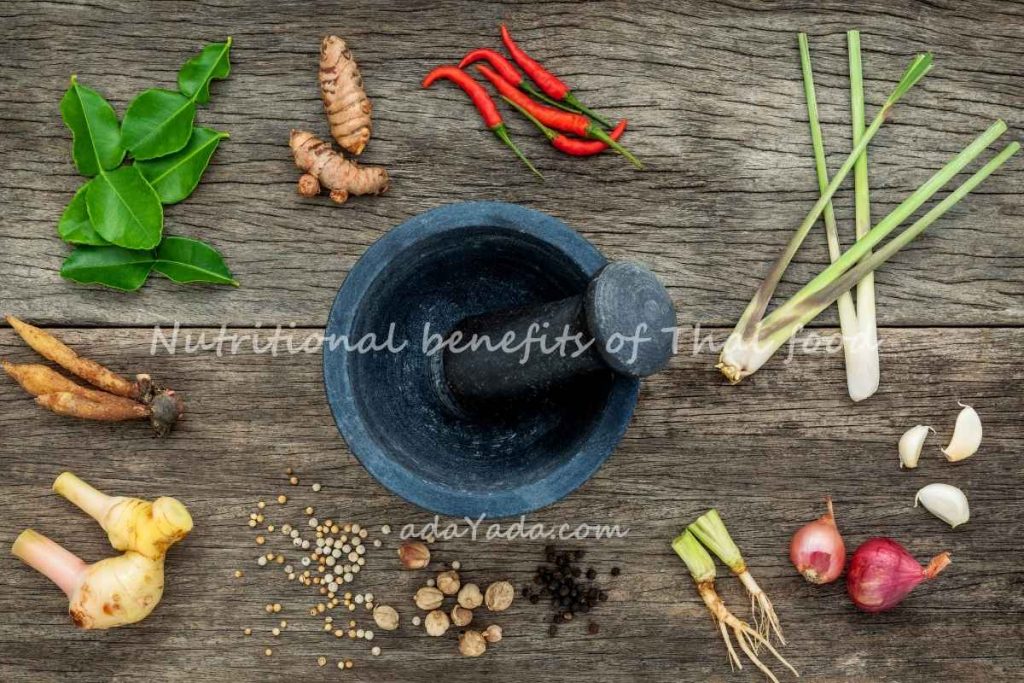 Nutritional benefits of Thai food